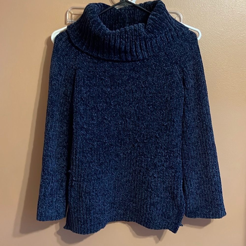 Navy Blue Lucky Brand Turtleneck Xsmall